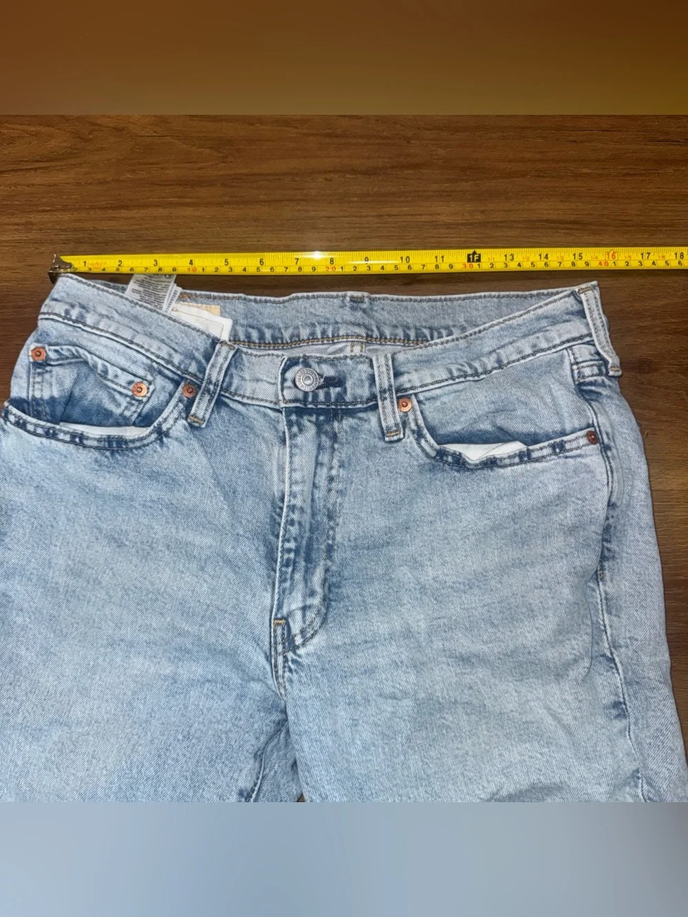 Levis 511 Slim Fit Jeans Mens 32x32 Light Wash Blue Stretch Denim